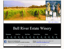 Tablet Screenshot of bellriverestate.com.au